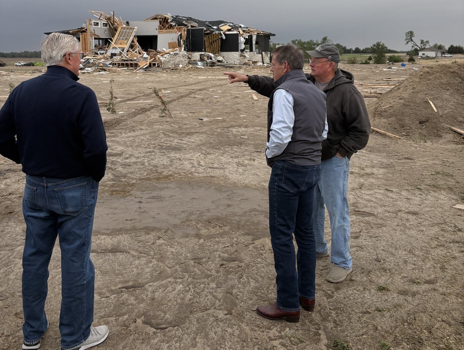 Gov. Pillen Requests Federal Disaster Declaration for Severe Storm Damage Card Image